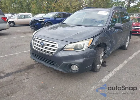 2015 Subaru Outback 2.5I Premium из США, поврежденный, VIN 4S4BSAFC7F3250011